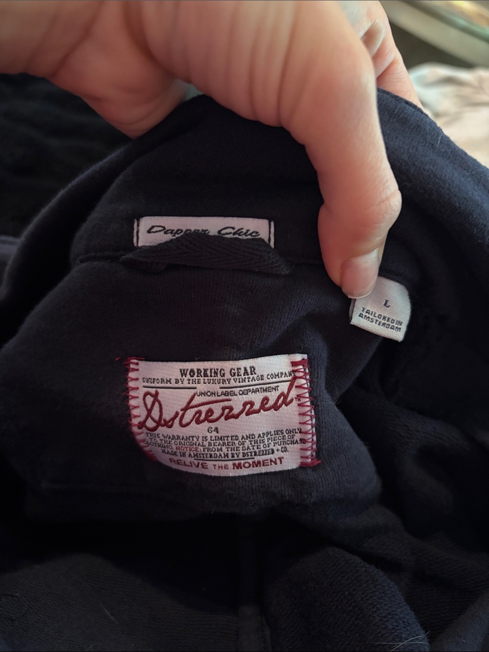 Dstrezzed Men's Black Cardigan - Dapper Chic